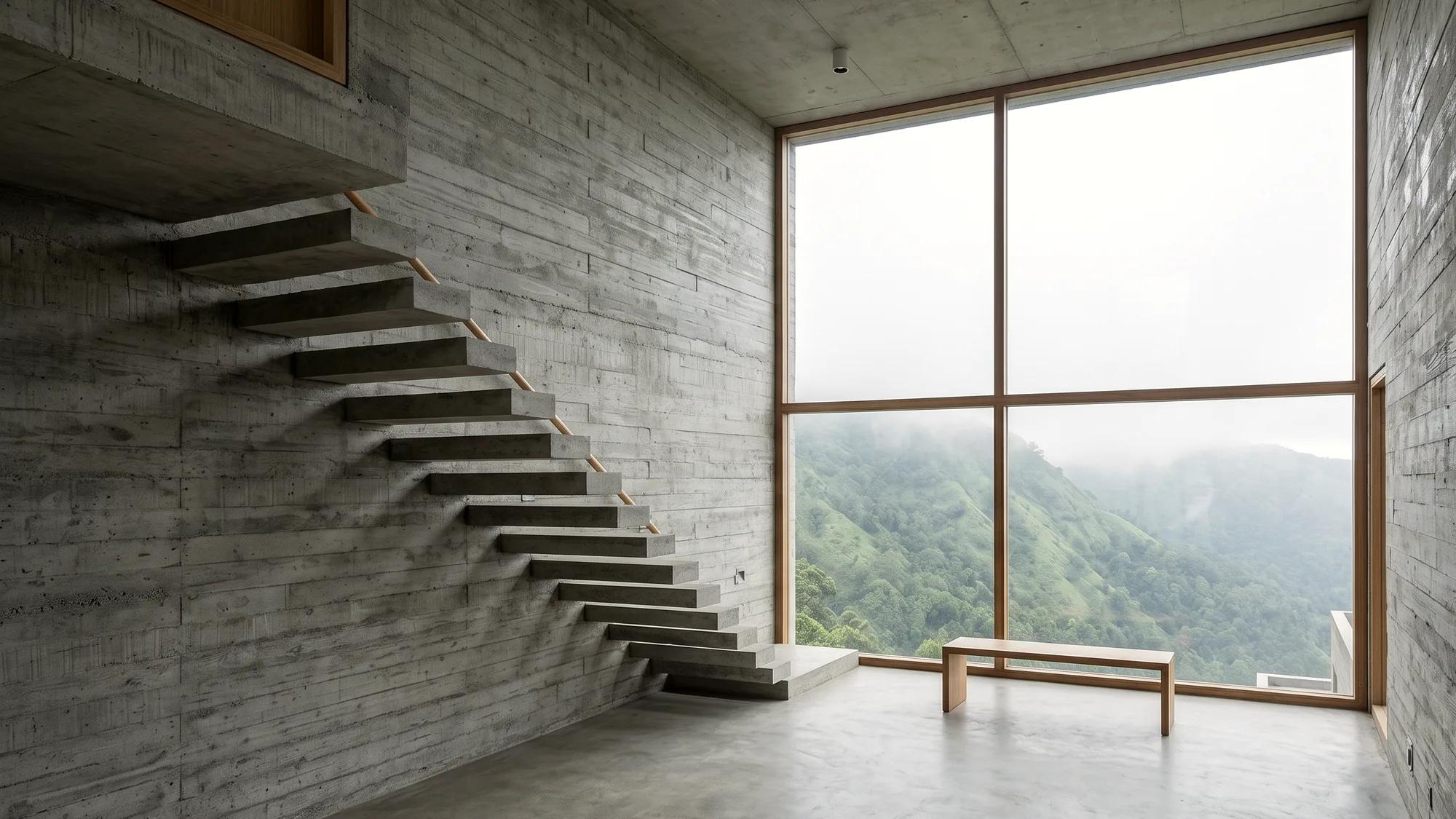 Section House — The tall room and the valley