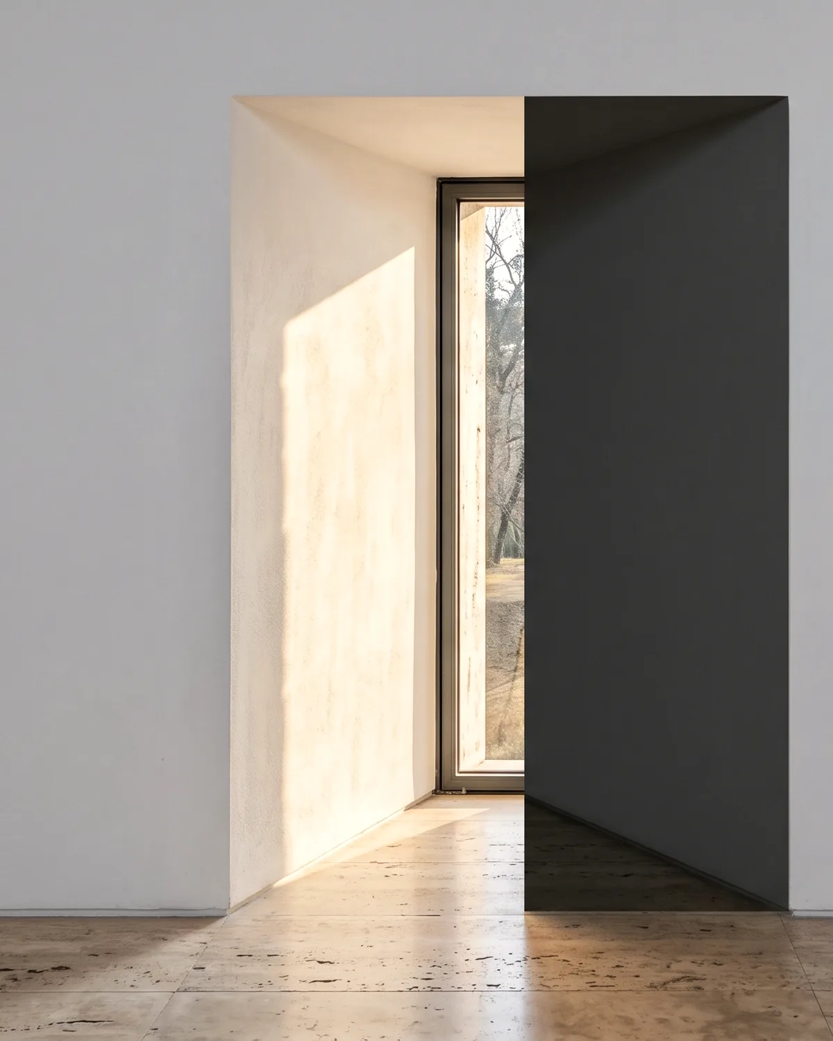 The Long Room — One opening, in section